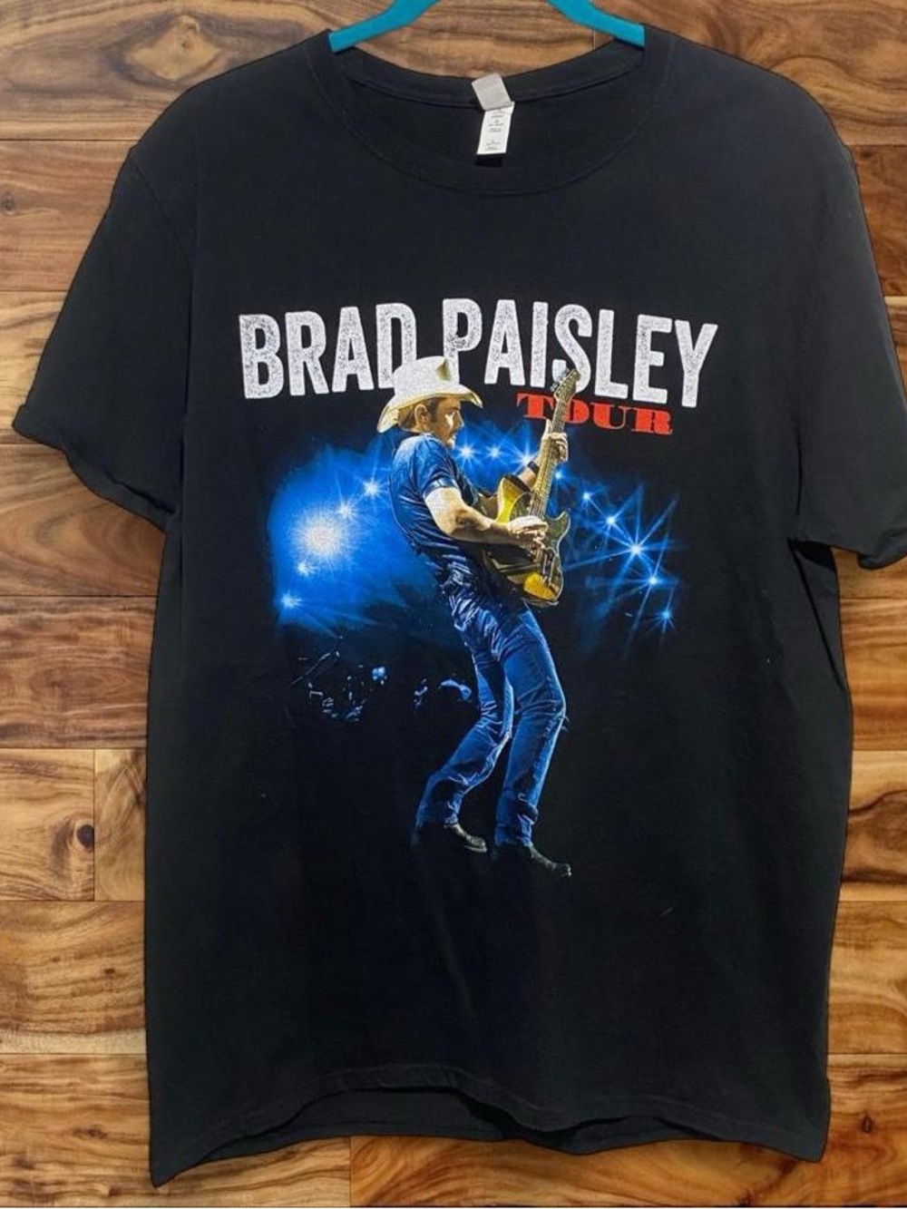 Brad Paisley Black Graphic Tour T-Shirt